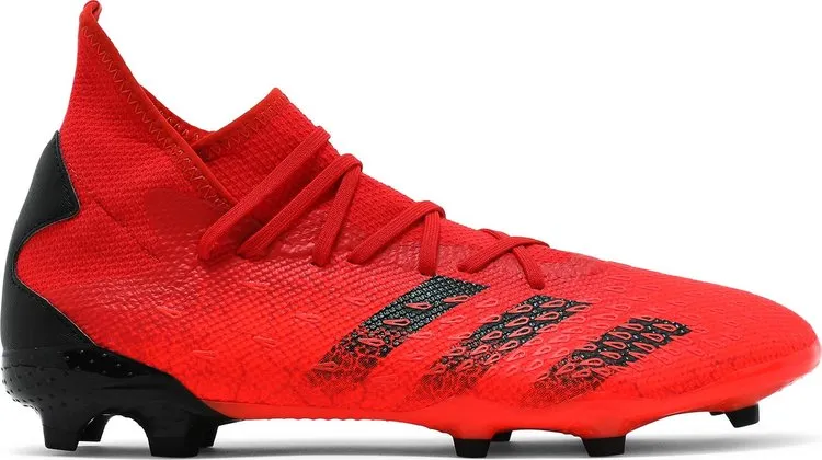 Adidas Predator Freak.3 FG Limited Edition Demonscale - Solar Red Football Boots in Red