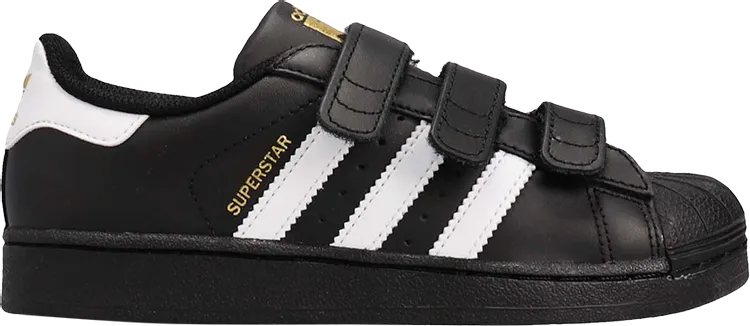 Limited edition Adidas Superstar CF C 'Core Black' sneakers, black