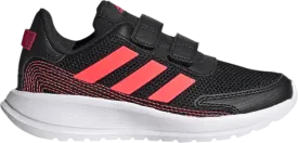 Limited Edition Adidas Tensor J 'Black Signal Pink' Sneakers, Black