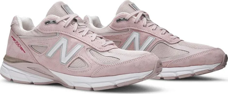 Limited Edition New Balance 990v4 Made In USA 'Pink Ribbon' Sneakers, Pink