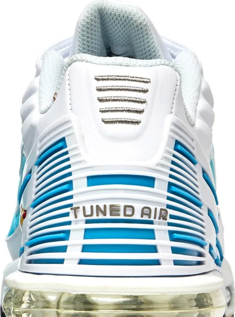 Limited edition Nike Air Max Plus 3 'White Aquamarine' sneakers, white