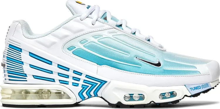 Limited edition Nike Air Max Plus 3 'White Aquamarine' sneakers, white