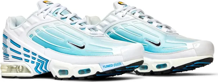 Limited edition Nike Air Max Plus 3 'White Aquamarine' sneakers, white