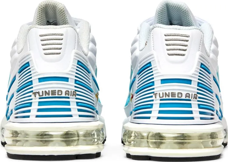 Limited edition Nike Air Max Plus 3 'White Aquamarine' sneakers, white