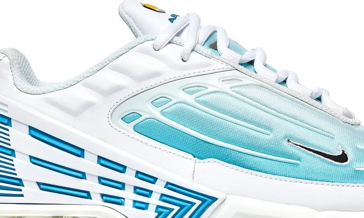 Limited edition Nike Air Max Plus 3 'White Aquamarine' sneakers, white