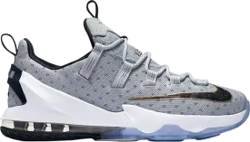 Limited edition Nike LeBron 13 Low 'Cool Grey' sneakers, gray