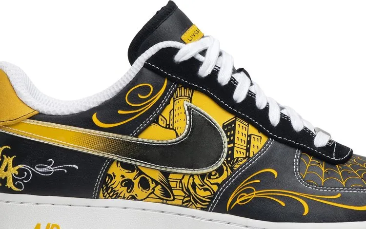 Limited edition Nike Livestrong x Air Force 1 Low Supreme TZ LAF 'Mr. Cartoon', yellow