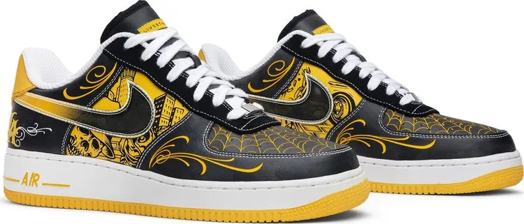 Limited edition Nike Livestrong x Air Force 1 Low Supreme TZ LAF 'Mr. Cartoon', yellow