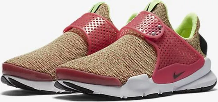 Limited Edition Nike Wmns Sock Dart SE 'Ghost Green Hot Punch', Green