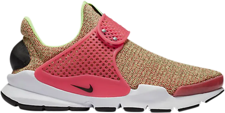 Limited Edition Nike Wmns Sock Dart SE 'Ghost Green Hot Punch', Green