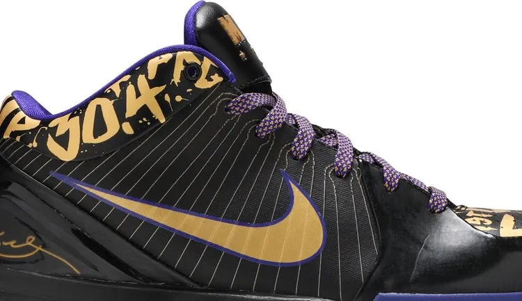 Limited Edition Nike Zoom Kobe 4 POP 'Finals' Black