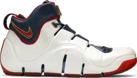 Limited edition Nike Zoom LeBron 4 'Playoff' sneakers, white