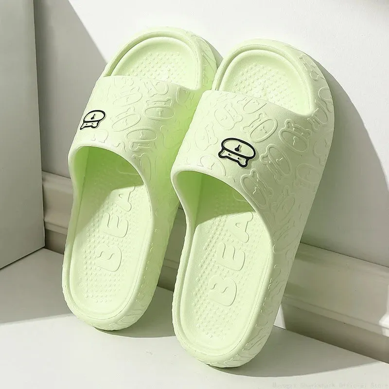 Men Cloud Slippers Thick Sole Sandals Summer Beach Slides Couple Anti-Slip Home Slipper - MSL50271