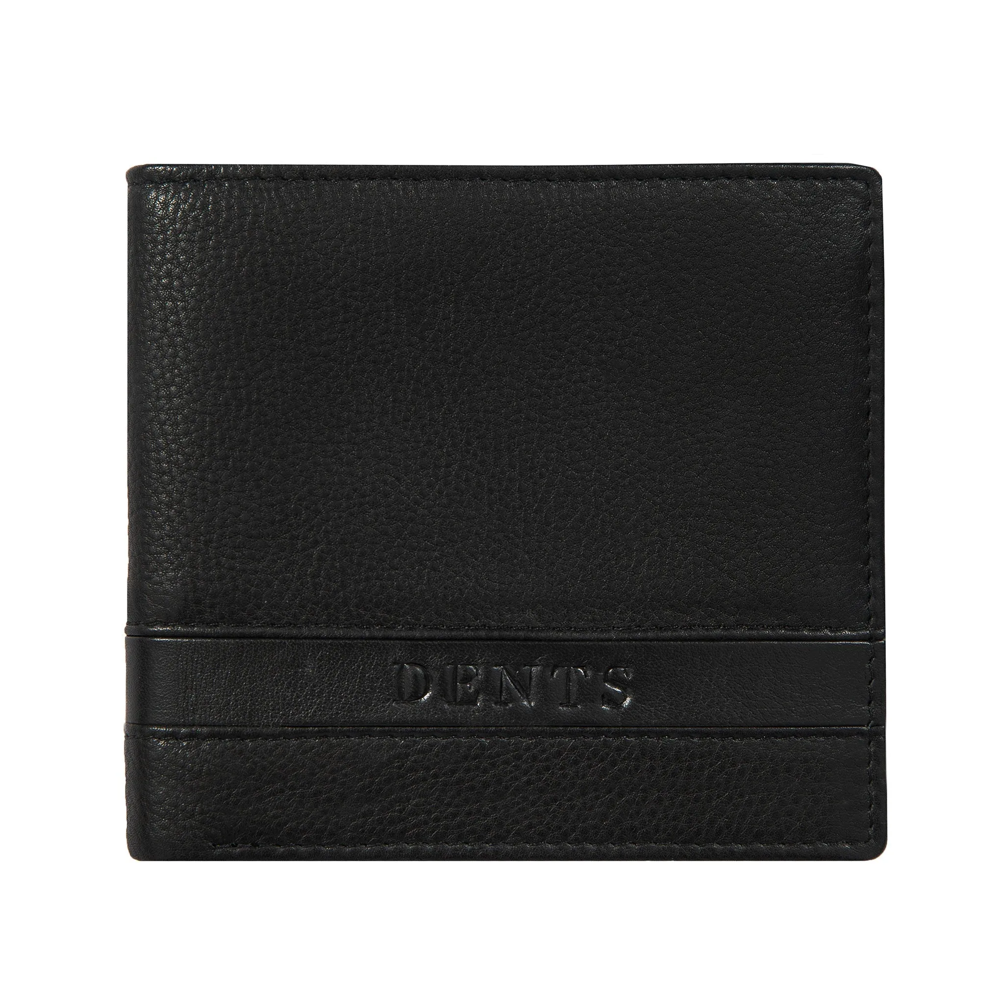 Men's Pebble Grain Leather Bifold Wallet with RFID Blocking