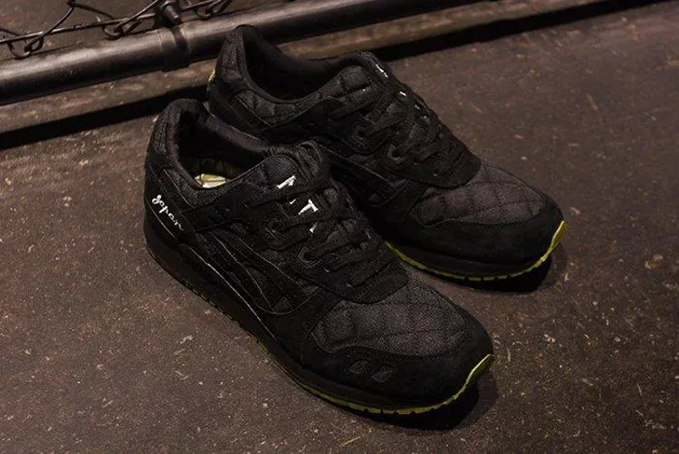 Mita sneakers x beams x gel lyte 3 'souvenir jacket' japan release Asics sneakers, black