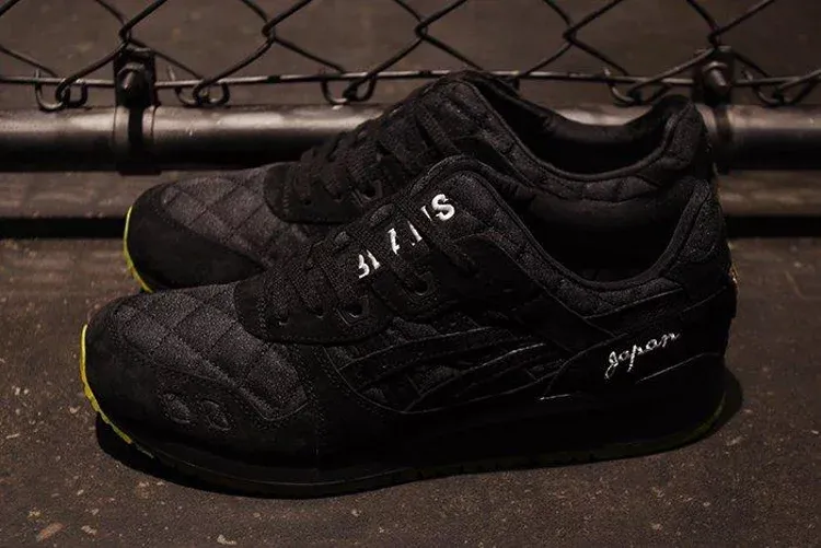 Mita sneakers x beams x gel lyte 3 'souvenir jacket' japan release Asics sneakers, black