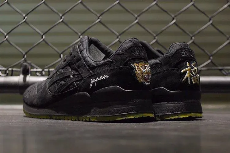 Mita sneakers x beams x gel lyte 3 'souvenir jacket' japan release Asics sneakers, black