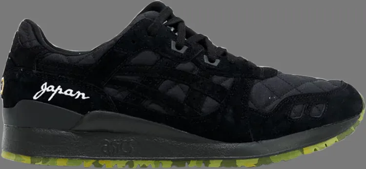 Mita sneakers x beams x gel lyte 3 'souvenir jacket' japan release Asics sneakers, black