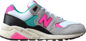 New Balance X-Girl x Wmns 580 'Grey Pink Teal' sneakers, gray