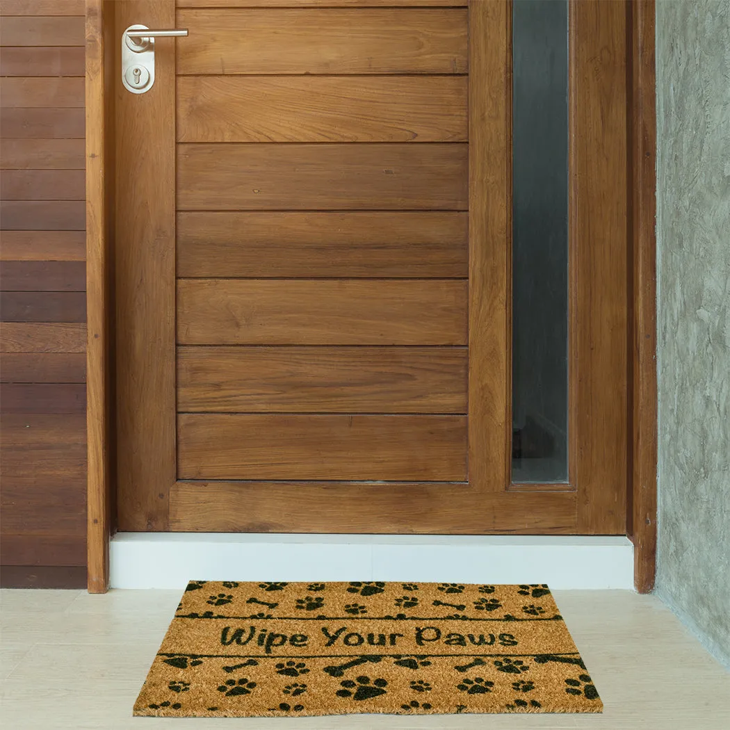 Ninamar Door Mat Wipe Your Paws Natural Coir - 29.5 x 17.5 inch