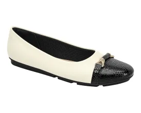 Piccadilly Ref: 122003 Flat Ballet Shoe in White