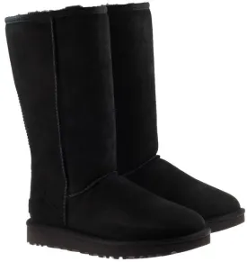 Womens Classic Tall II Black Ugg Boots - Stylish and Comfortable Winter Footwear