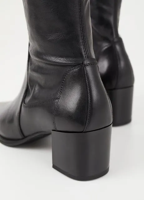 VAGABOND GISELLE STRETCH BLACK BOOTIES