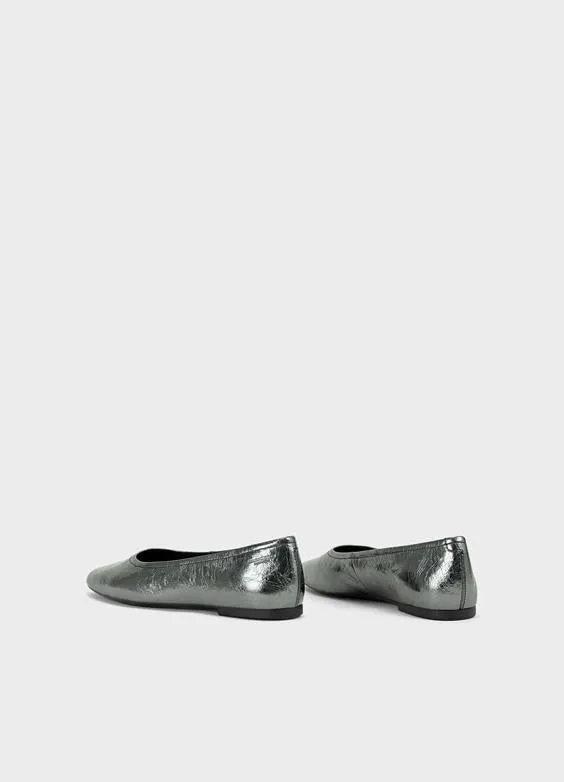 VAGABOND JOLIN PLAIN FLAT - DK SILVER