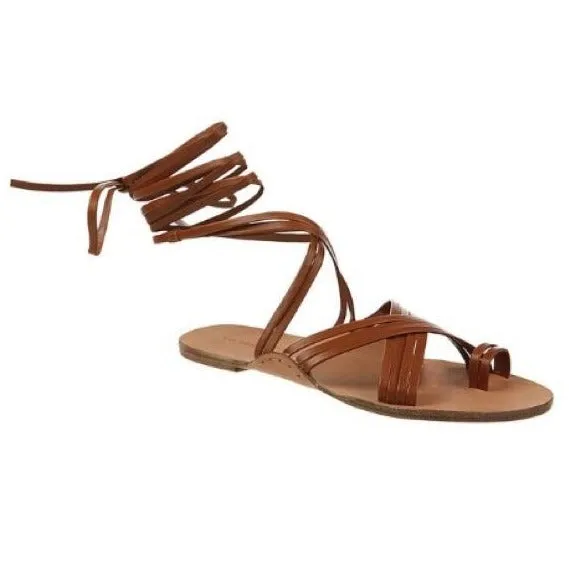 VIA SPIGA - ALLEGRA LEATHER SANDALS **FREE SHIPPING**