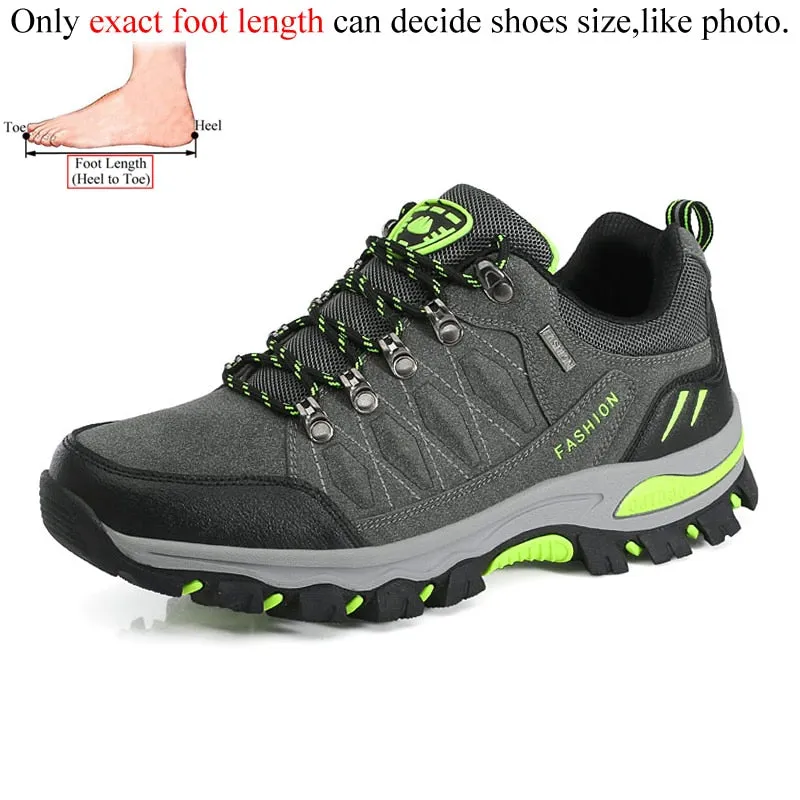 Women Outdoor Leather Trekking Hiking Shoes Mountain Sneakers Treking Walking Shoes - WHS50170