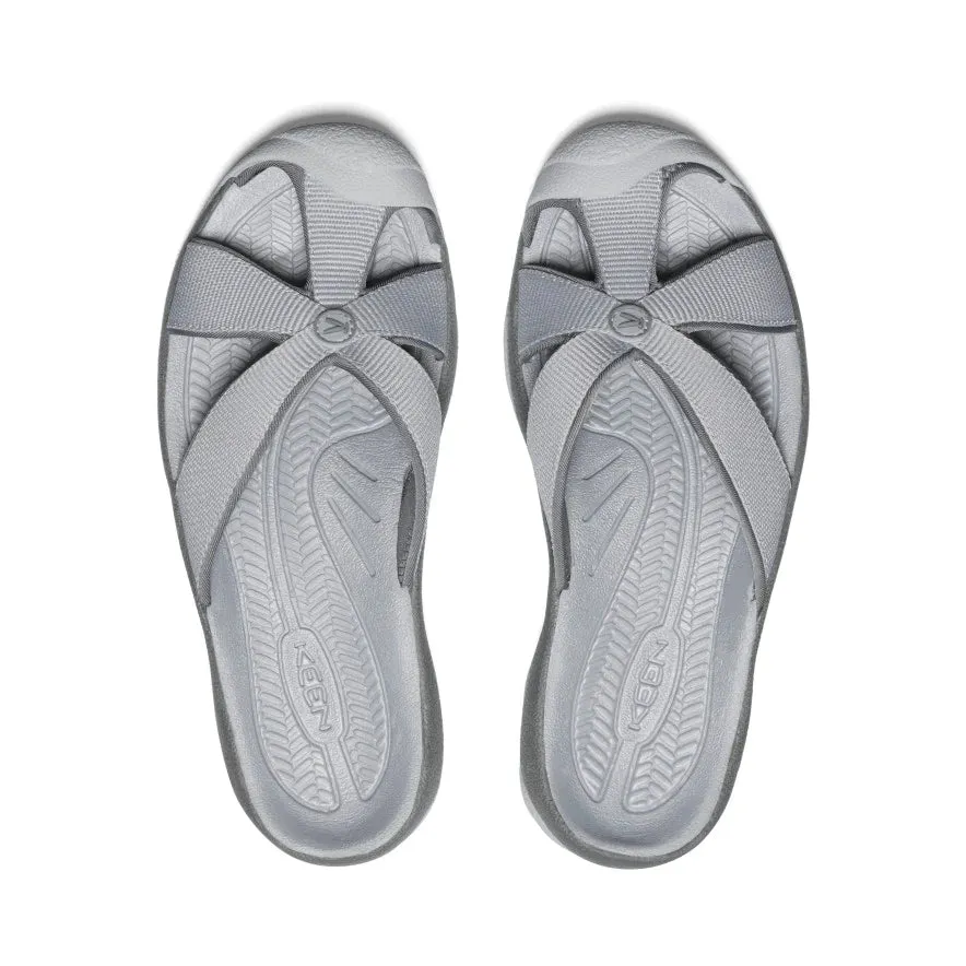 Women's Keen Bali Slide Sandal Color: Alloy/Steel Grey